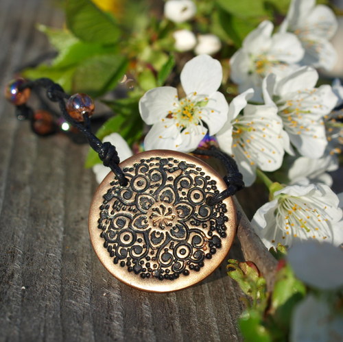 Náhrdelník - ornament bronzový — foto 2
