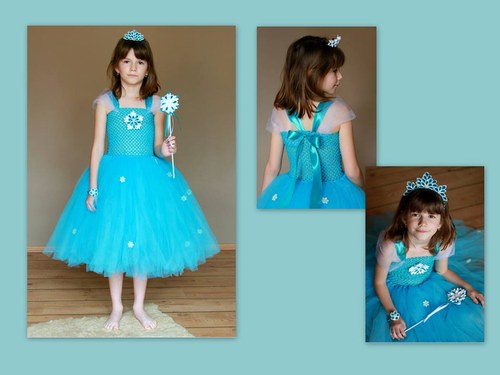 Tutu šaty Elsa Frozen — foto 3
