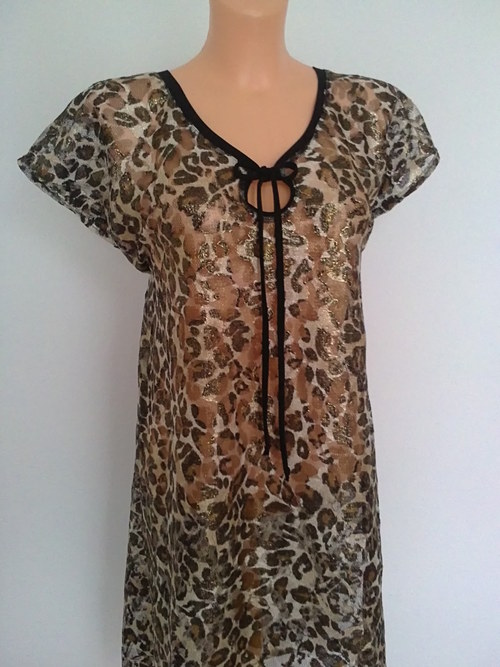 Tričko-zlatý leopard — foto 4