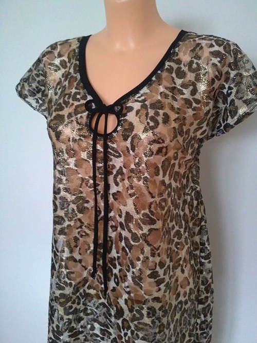 Tričko-zlatý leopard — foto 5