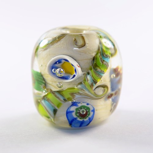 Vinutka mořská - big hole bead 4 mm — foto 2