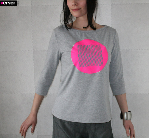 Triko šedé "neon" (L) — foto 5