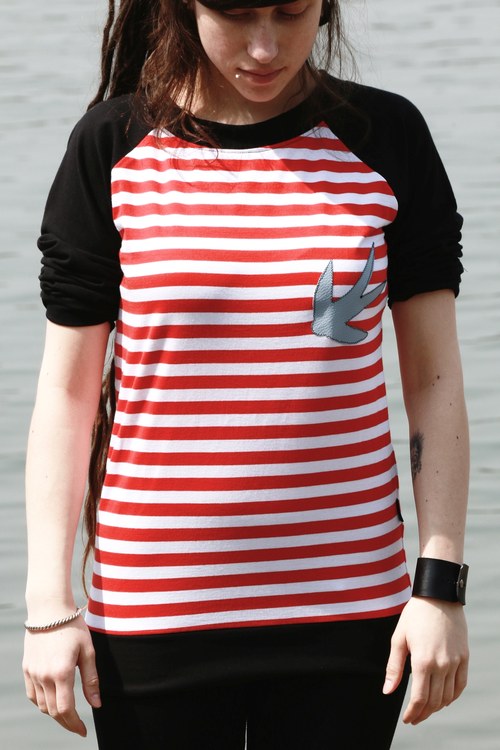 Tričkot SWALLOW raglan — foto 3