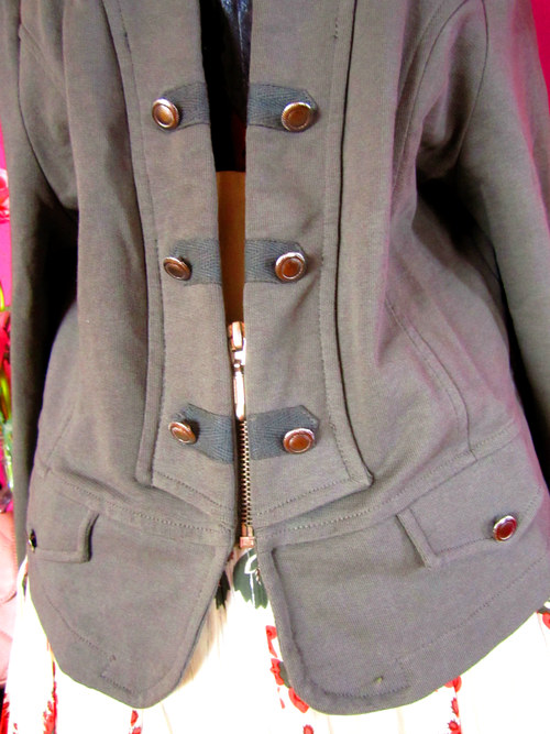 Mikinové sáčko military look — foto 3