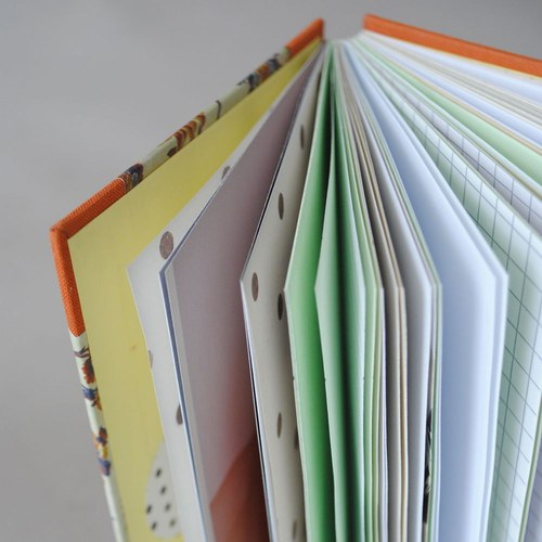 Notes Skořicový s kapkou perleti — foto 2