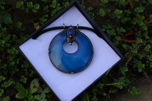 Koloběh..achát a lapis lazuli — foto 2