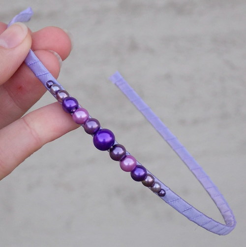 Violet Bubbles - čelenka... — foto 3