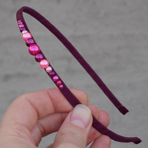 Fuchsia Bubbles - čelenka... — foto 3