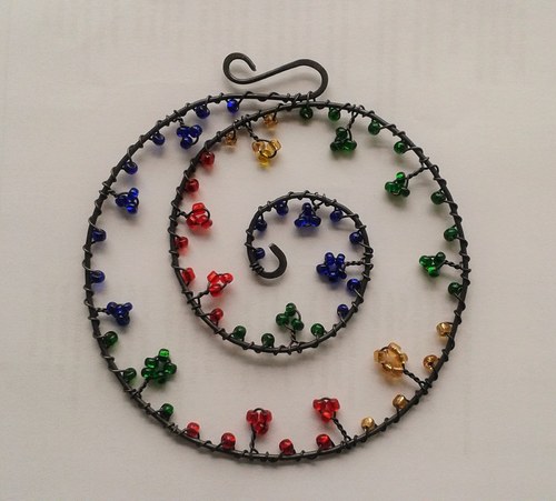 Drátovaná mandala Radost — foto 2