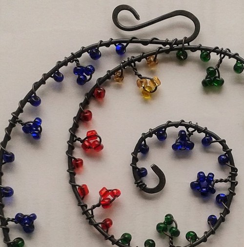 Drátovaná mandala Radost — foto 3
