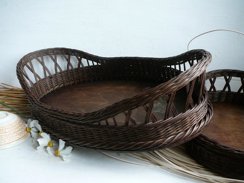 Tác oválný hnědý — foto 2