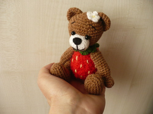 Medvídek - Jahůdka - 10 cm — foto 2