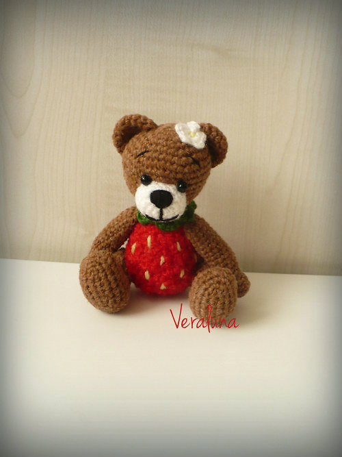 Medvídek - Jahůdka - 10 cm — foto 3