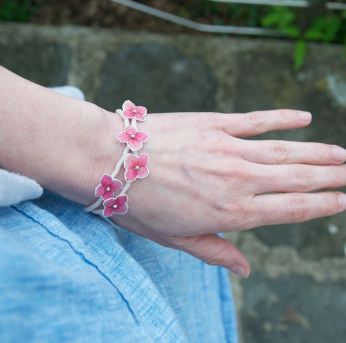 Náramek květinkový — foto 5