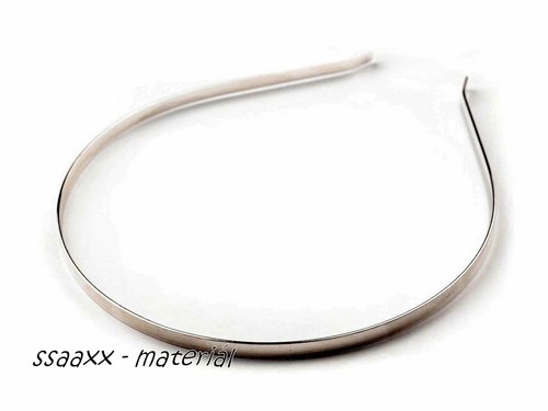 Kovová čelenka ~ platina ~ 0,5 cm — foto 2