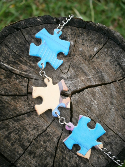 Náhrdelník Puzzle — foto 2