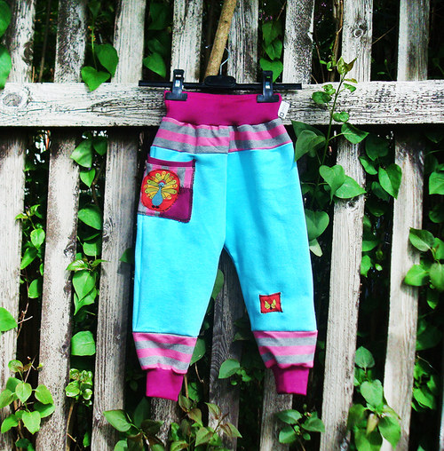 Tepláčky PEACOCK....... vel. cca 92/98 — foto 3