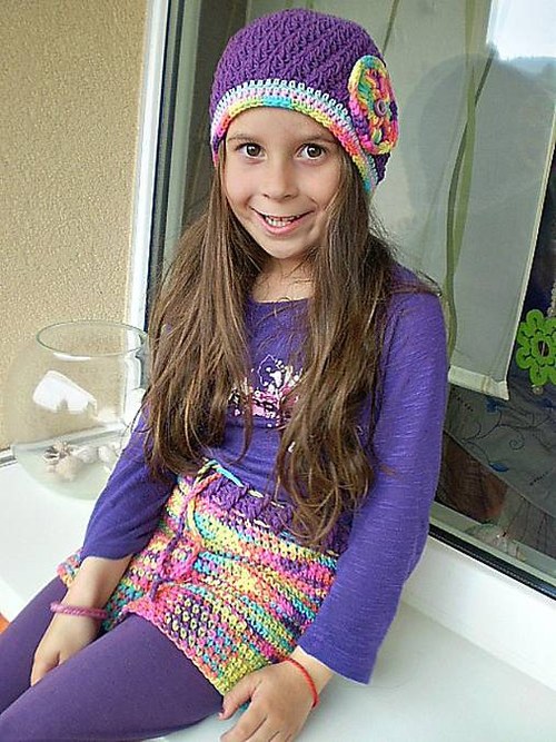 Fialová čiapočka — foto 4