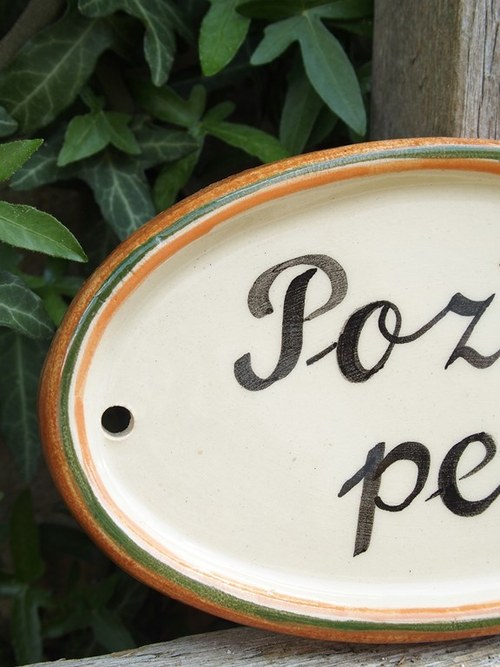 Cedulka Pozor pes na přání — foto 2