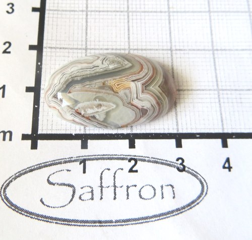 Krajkový achát - kabošon č.6 — foto 2