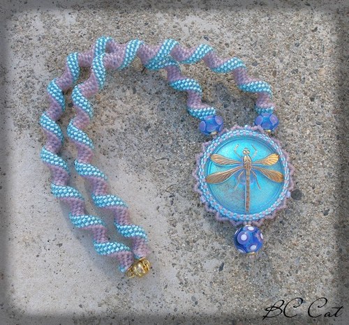 Dragon fly - náhrdelník — foto 3