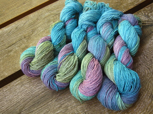 Buretové hedvábí 100g - "Oceán" rezervace — foto 3