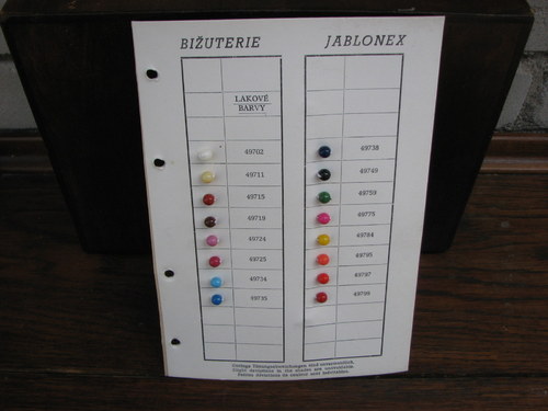 Vzorník lakových barev, Jablonex — foto 3
