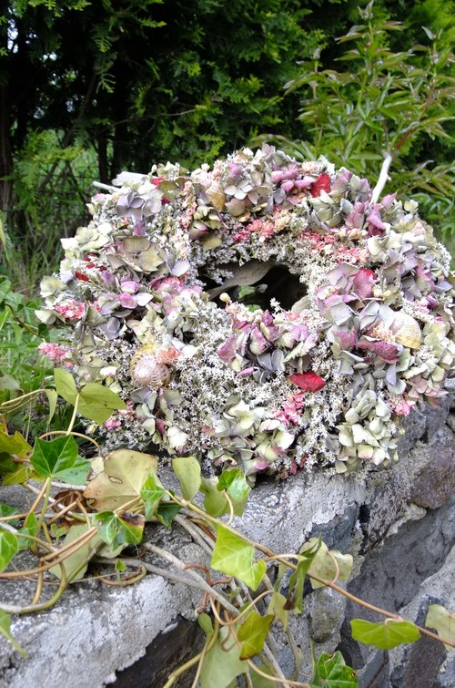 Věnec celoroční - Hortensie přírodně — foto 2
