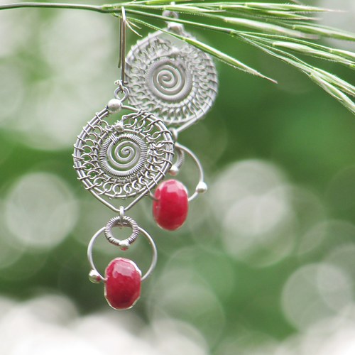 Mandala s broušeným jadeitem — foto 4