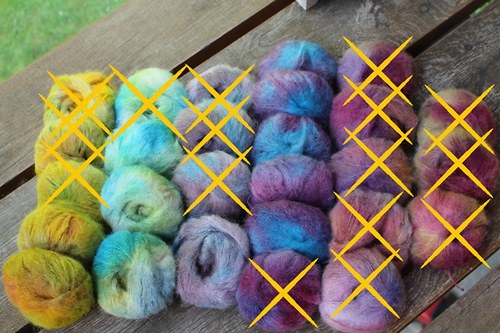 Alpaka/hedvábí - 25g - MIX melírů — foto 4