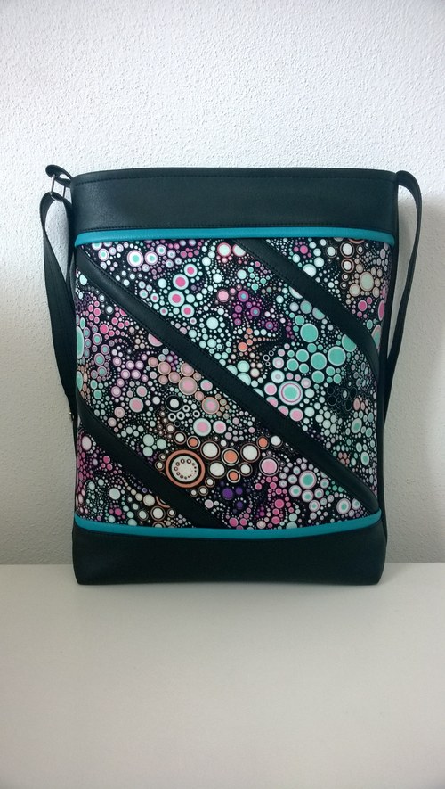 Crossbody Small Bubbles Pink Strips — foto 2