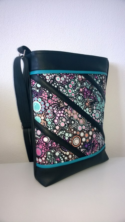 Crossbody Small Bubbles Pink Strips — foto 3