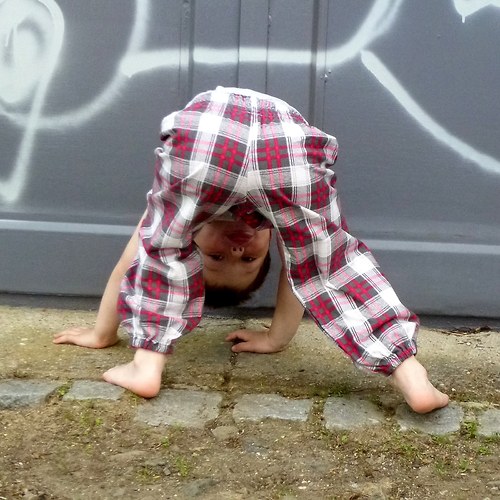 Dětské turecké kalhoty Kostkáče — foto 2