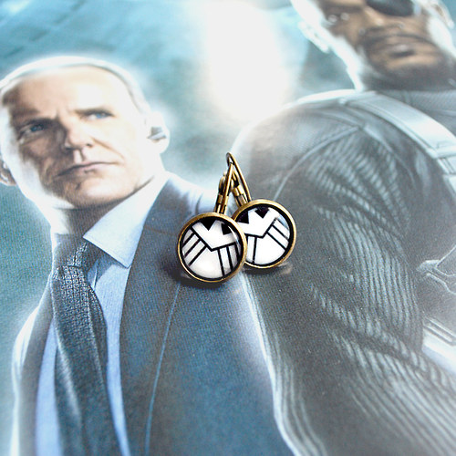 Náušnice 'S.H.I.E.L.D' — foto 4