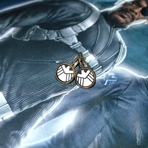 Náušnice 'S.H.I.E.L.D' — foto 5