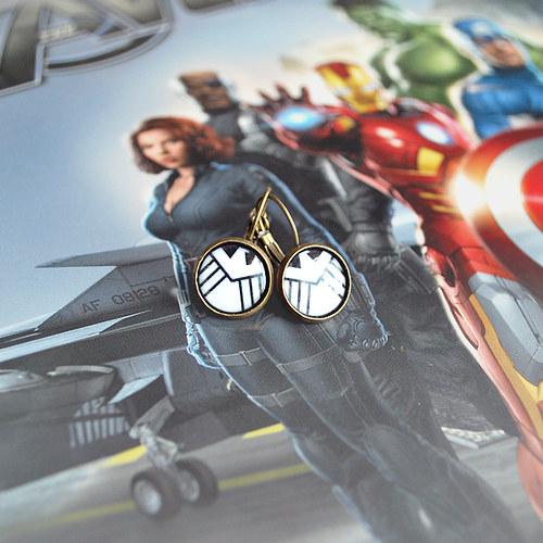 Náušnice 'S.H.I.E.L.D' — foto 2