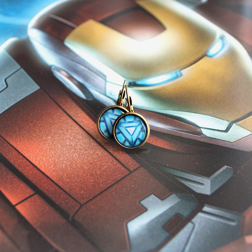 Náušnice 'Iron Man' — foto 2