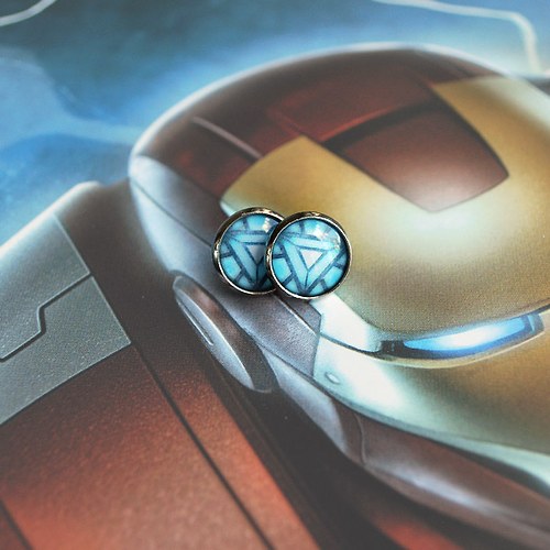 Náušnice 'Iron Man' — foto 4
