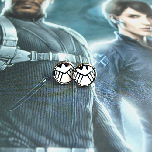 Náušnice 'S.H.I.E.L.D' — foto 3