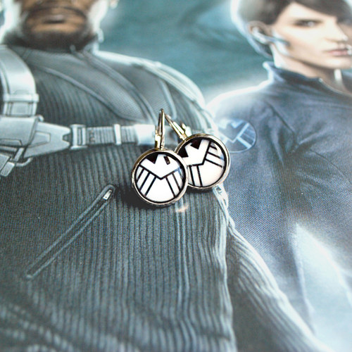 Náušnice 'S.H.I.E.L.D' — foto 3