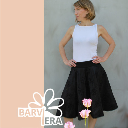 Kolová elegantní černá — foto 2