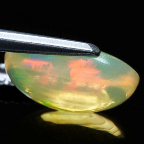 FIRE OPÁL - NÁDHERNÝ, LEŠTĚNÝ!! 1,27ct (3344) — foto 4