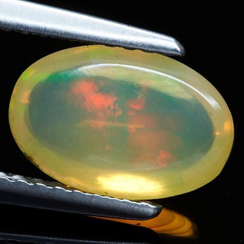 FIRE OPÁL - NÁDHERNÝ, LEŠTĚNÝ!! 1,27ct (3344) — foto 5