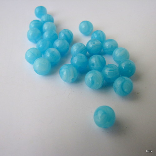Mačkané korálky * kulička * 5mm * 30 ks /bal — foto 3