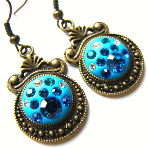 Exclusive náušky "Isabella Turquoise" — foto 5