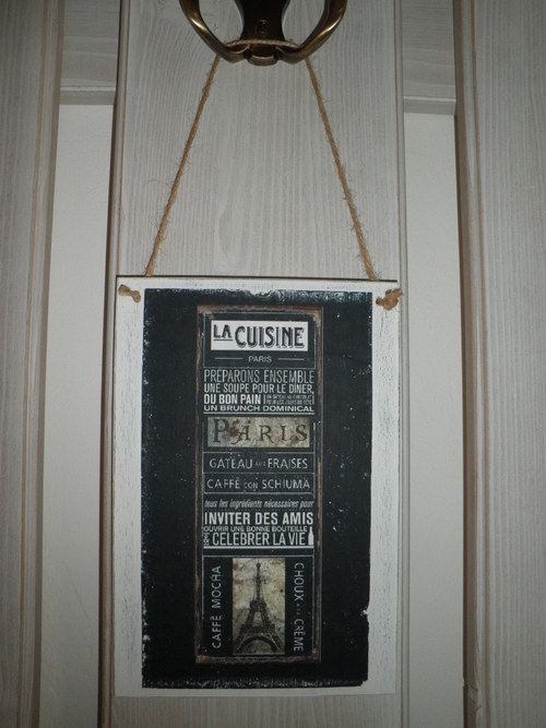 Vintage cedulka "La cuisine" II — foto 2