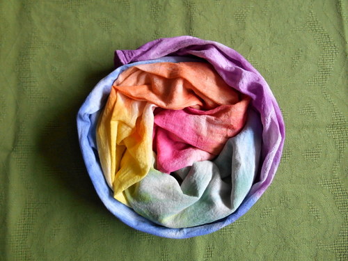 Letní duhový šál — foto 2