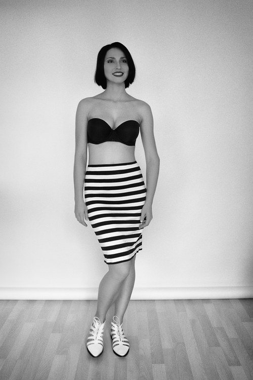 Sukně B+W STRIPES — foto 2
