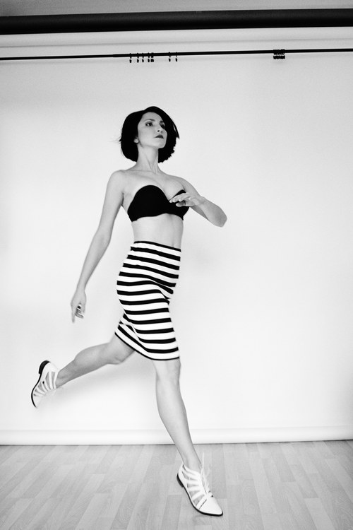 Sukně B+W STRIPES — foto 3