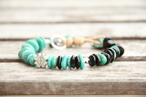 Bohemian amazonit/achát — foto 3